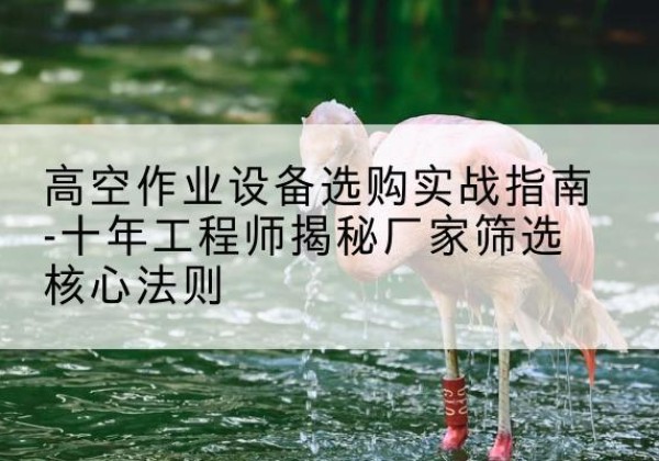 绥江剪叉式升降机厂家-高空作业设备选购实战指南-十年工程师揭秘厂家筛选核心法则